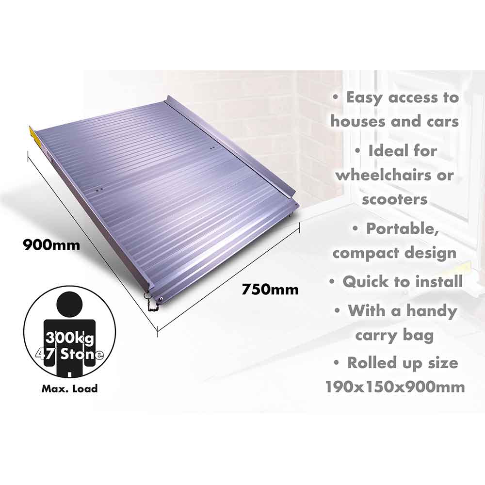 Roll Up Aluminium Ramp